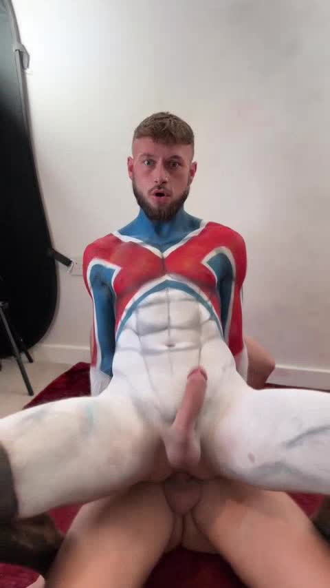 Hot guy gets his ass stretched out by a massive dick