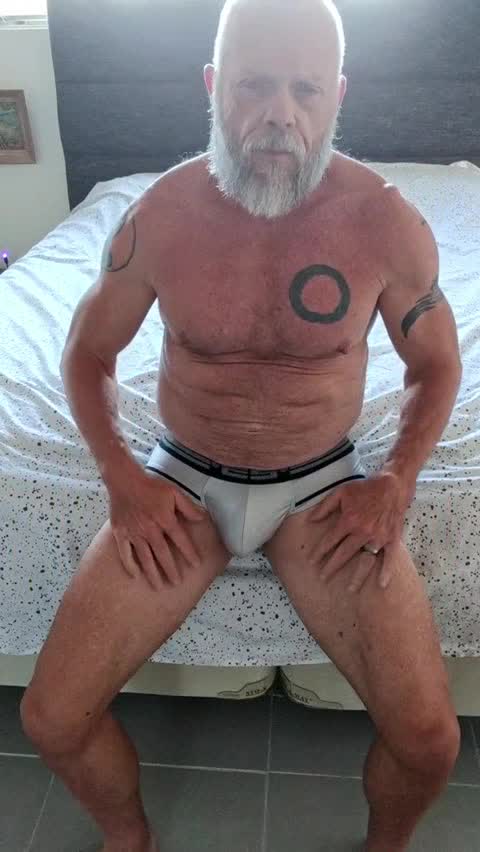 Dave Gizmo Rubs his Body and Cock