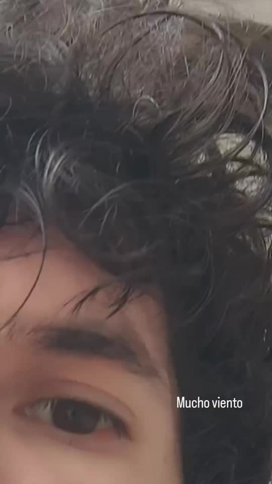hair doing its own thing