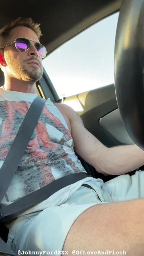 Johnny got horny driving home